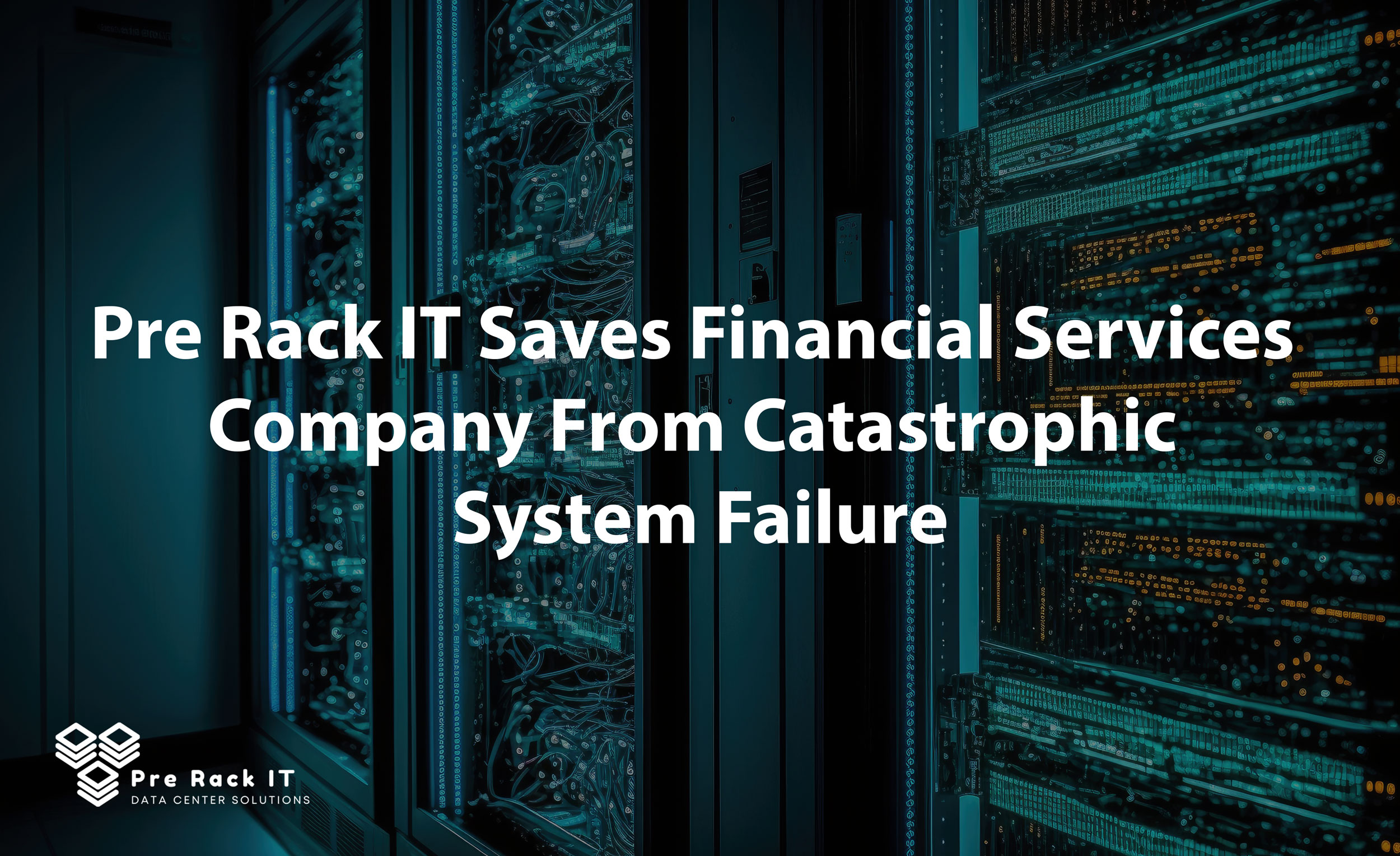 Pre Rack IT Case Study - Saves Financial Services Company from Catastrophic System Failure